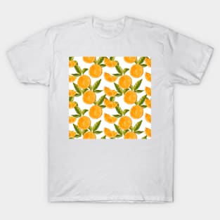 orange pattern T-Shirt